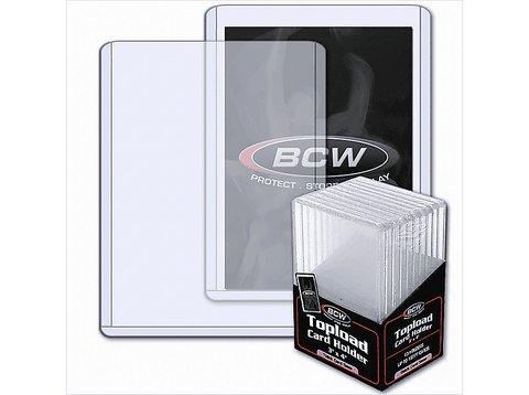 BCW 3x4 Toploader Kartenhalter 197pt Thick Cards (10 Stück) - underpaidcollectibles
