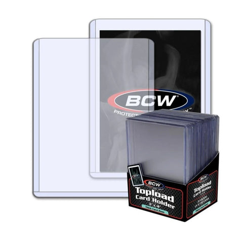 BCW 3x4 Toploader Kartenhalter 79pt (25 Stück) - underpaidcollectibles