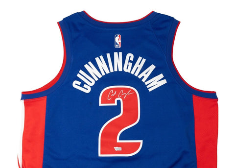 Cade Cunningham Autographed Nike Swingman Jersey Pistons Fanatics - underpaidcollectibles