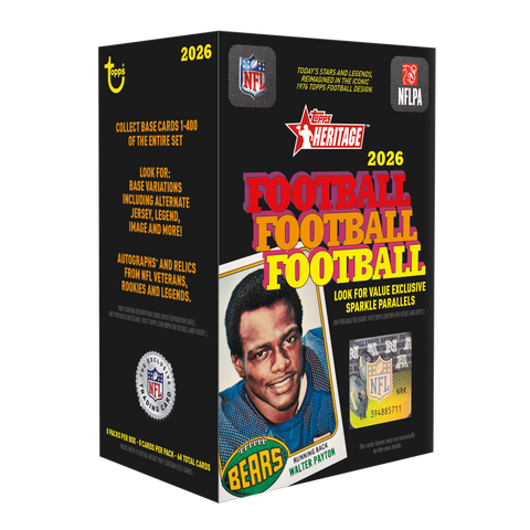 2026 Topps Heritage Football NFL Value Blaster Box