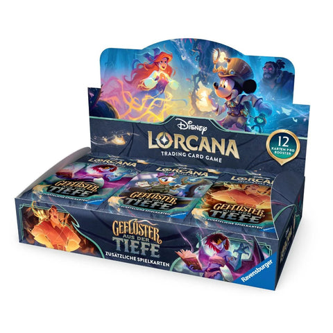 Disney Lorcana: Geflüster aus der Tiefe – Booster Display (24 Booster) (DE) - underpaidcollectibles
