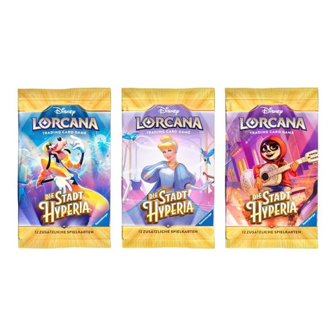 Disney Lorcana TCG: Die Stadt Hyperia Booster Pack (DE) - underpaidcollectibles