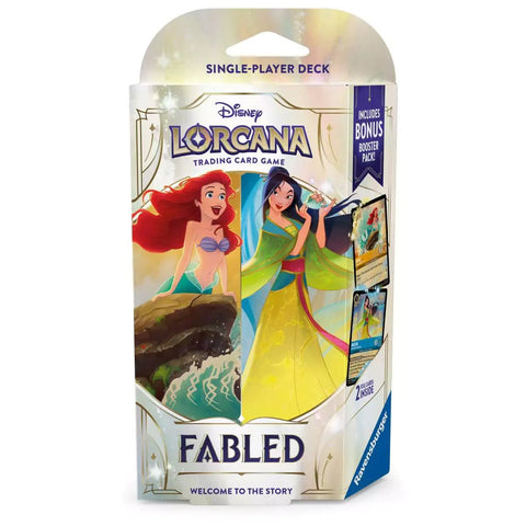Disney Lorcana TCG: Fabled Starter - Deck - Amber and Sapphire (EN) - underpaidcollectibles