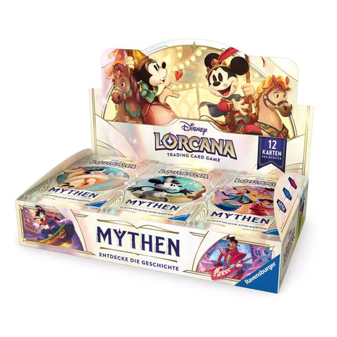 Disney Lorcana TCG: Mythen - Booster Display (24 Booster) (DE) - underpaidcollectibles