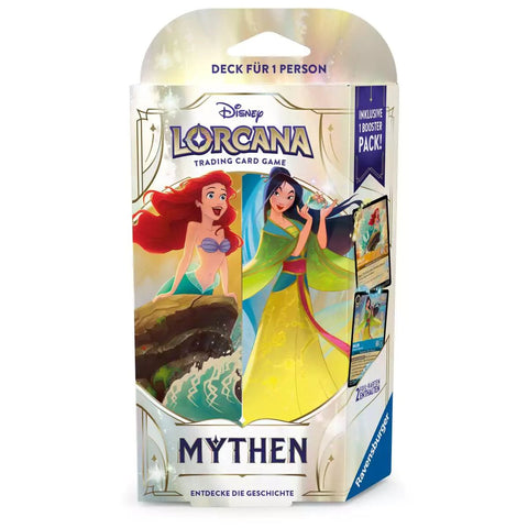 Disney Lorcana TCG: Mythen Starter - Deck - Bernstein und Saphir (DE) - underpaidcollectibles