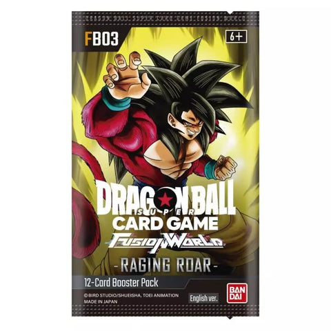 Dragon Ball Super Card Game - Raging Roar Fusion World - FB03 Booster Pack (EN)
