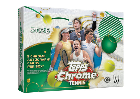 2026 Topps Chrome Tennis Breakers Delight