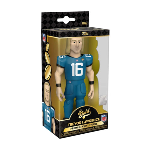 Funko Gold Premium Vinyl NFL - Trevor Lawrence Jacksonville Jaguars (Home Uniform) (13cm) - underpaidcollectibles