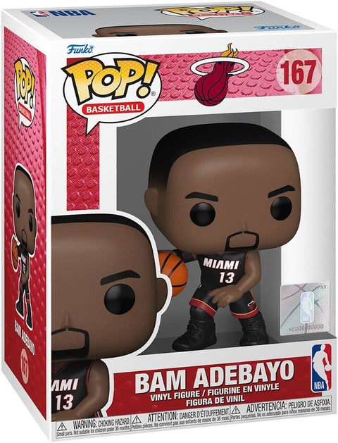 Funko POP! NBA - Bam Adebayo Miami Heat 167 - underpaidcollectibles