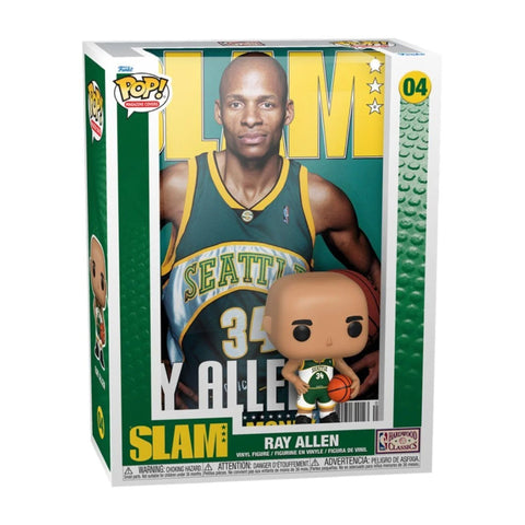 Funko POP! NBA Cover: SLAM - Ray Allen Seattle Supersonics 04 - underpaidcollectibles