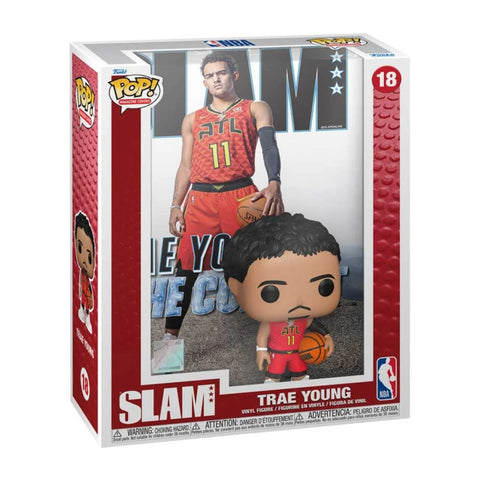 Funko POP! NBA Cover: SLAM - Trae Young Atlanta Hawks 18 - underpaidcollectibles