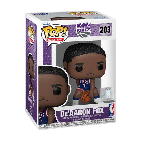 Funko POP! NBA - De'Aaron Fox Sacramento Kings 203 - underpaidcollectibles