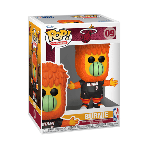 Funko POP! NBA: Mascots - Burnie Miami Heat 09 - underpaidcollectibles