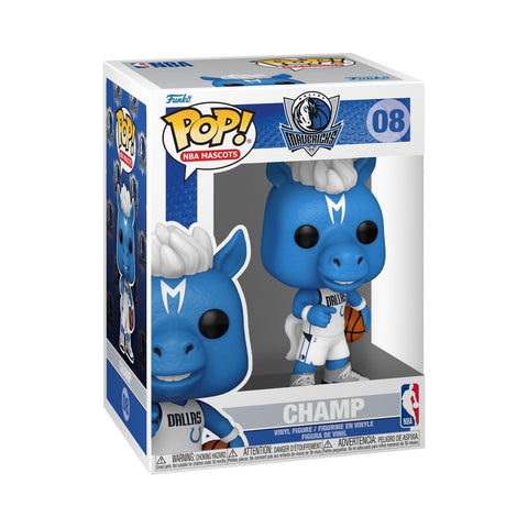 Funko POP! NBA: Mascots - Champ Dallas Mavericks 08 - underpaidcollectibles