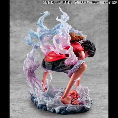One Piece P.O.P PVC Statue Monkey D. Ruffy Gear 2 Limited Edition 19 cm