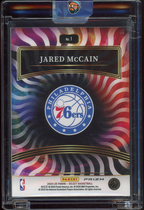 2024-25 Panini Select Basketball Jared McCain Color Wheel Case Hit No. 1