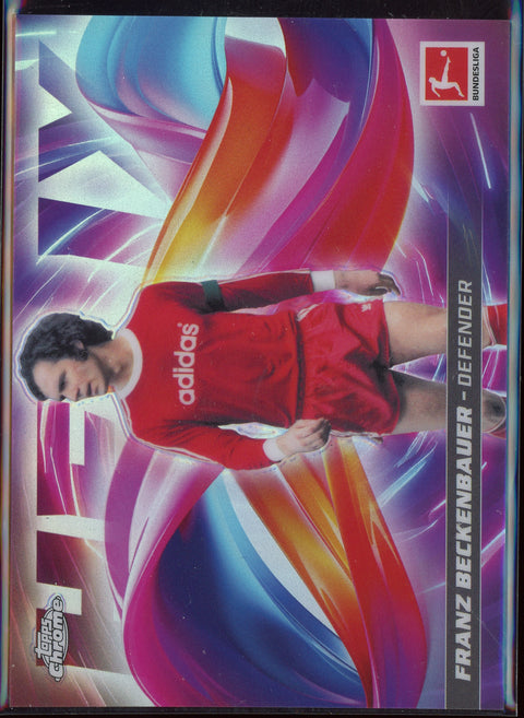 2025-26 Topps Chrome Bundesliga Franz Beckenbauer Helix SSP H-5