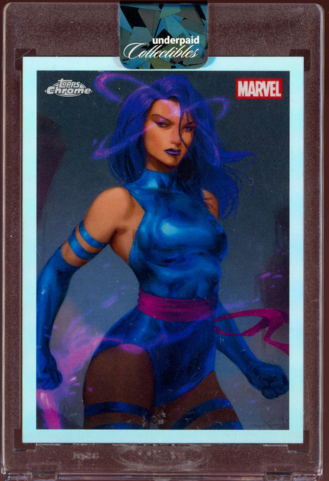 2025 Topps Chrome Deadpool Psylocke Art Card Case Hit