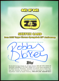 2025 Topps Chrome SpongeBob SquarePants 25th Anniversary: Motiv unbekannt (Code# CMP106513) - Einzelkarte (EN) - hinten