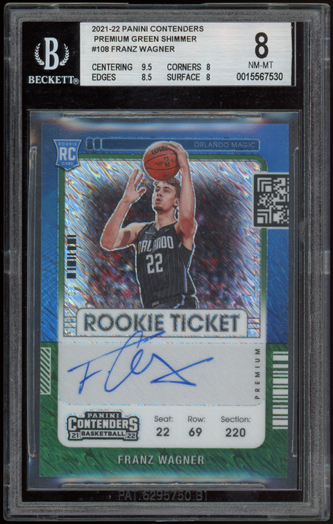 2021-22 Panini Contenders: Franz Wagner (#108) - Einzelkarte (EN) - vorne
