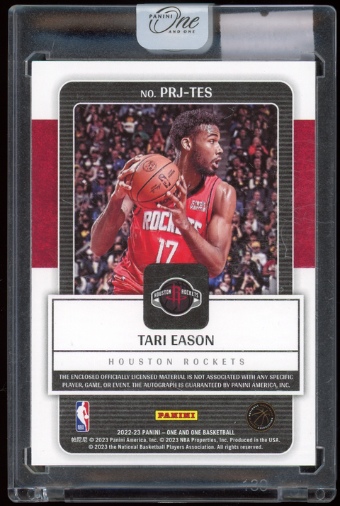Panini One and One: Tari Eason (unbekannt) - Einzelkarte (EN) - hinten
