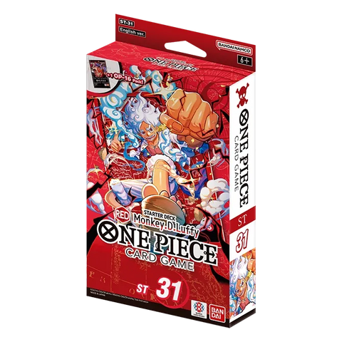 One Piece Card Game Starter Deck ST-31 Red Monkey.D.Luffy Verpackung