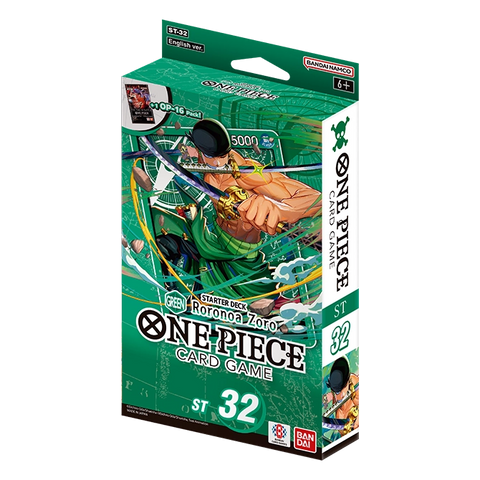 One Piece Card Game Starter Deck ST-32 Green Roronoa Zoro Verpackung