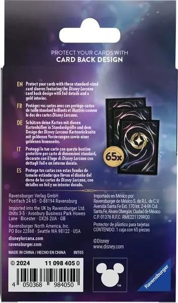 Disney Lorcana Card Sleeves (65 pcs.) - underpaidcollectibles Disney Lorcana Card Sleeves (65 pcs.) - underpaidcollectibles