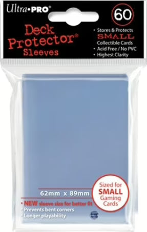 ultra pro card sleeves small Ultra Pro: Clear Protector (small) (60)