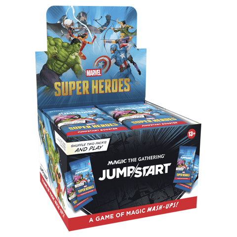 Magic: The Gathering Marvel Super Heroes Jumpstart Booster Display (EN) - underpaidcollectibles