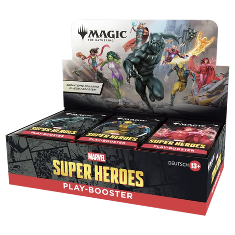 Magic: The Gathering Marvel Super Heroes Play Booster Display (DE) - underpaidcollectibles