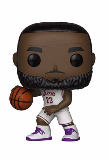 NBA POP! Sports Vinyl Figur LeBron James White Uniform (Lakers) 9 cm - underpaidcollectibles