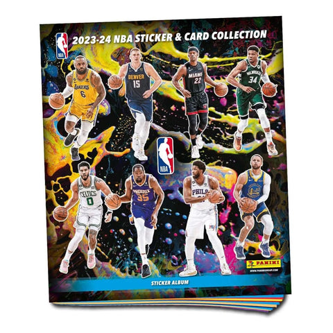 NBA Sticker & Trading Cards Collection 2023-24 Sticker Album (Englische Version) - underpaidcollectibles