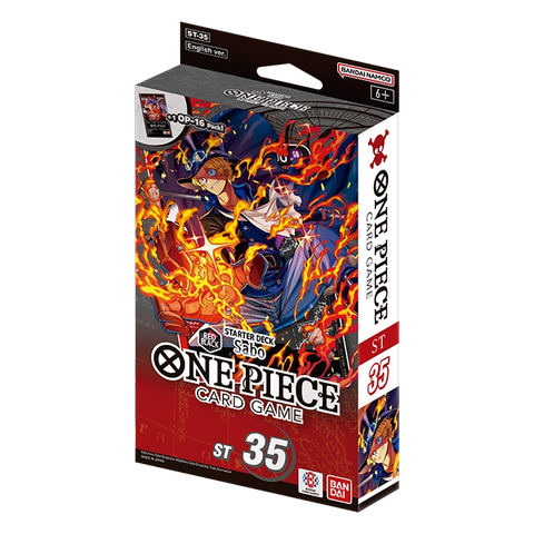 One Piece Card Game Starter Deck ST-35 Red/Black Sabo (EN) - underpaidcollectibles