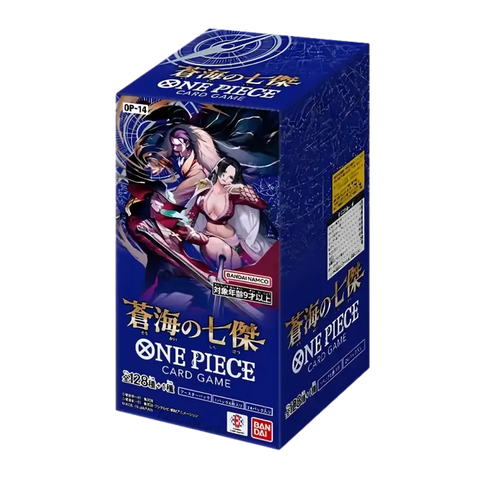 One Piece Card Game: The Azure Sea’s Seven (OP - 14) Display (JP) - underpaidcollectibles