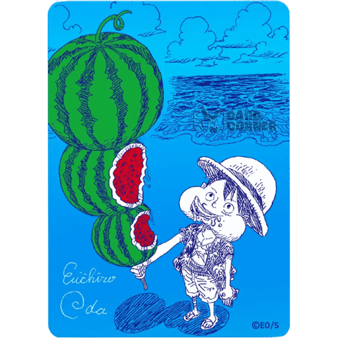 One Piece NatsuComi 2026 Promo Watermelon Luffy Promo Card - underpaidcollectibles