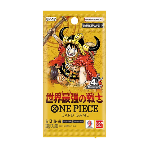 One Piece TCG: The World's Strongest Warriors (OP-17) Booster Pack (JP) - underpaidcollectibles