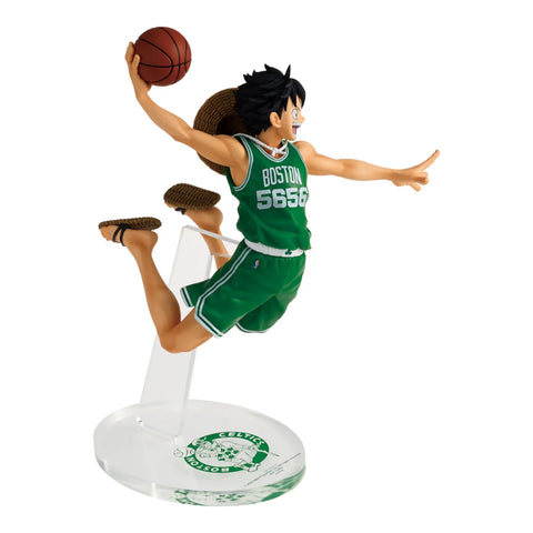 One Piece x NBA Master Stars Figur Monkey D. Luffy (Boston Celtics) - underpaidcollectibles