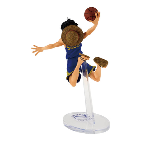 One Piece x NBA Master Stars Figur Monkey D. Luffy (Golden State Warriors) - underpaidcollectibles