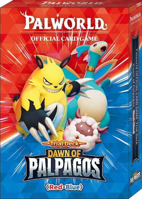 Palworld Trial Deck TD01 Dawn of Palpagos Red-Blue (EN) - underpaidcollectibles