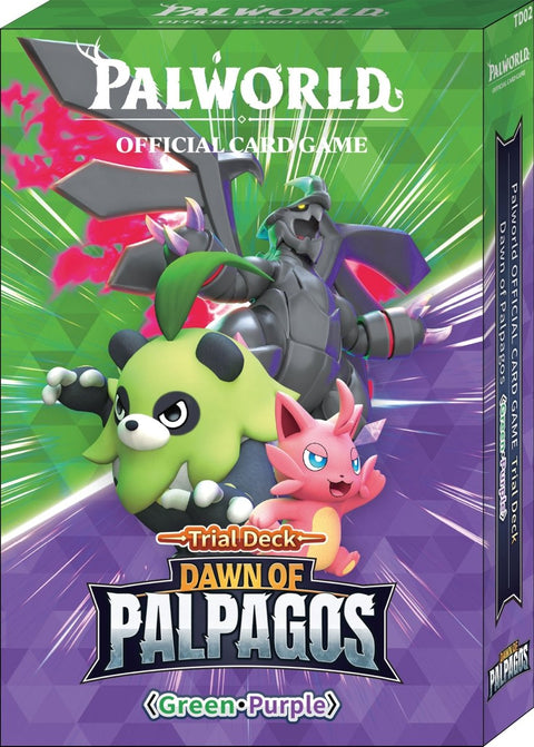 Palworld Trial Deck TD02 Dawn of Palpagos Green-Purple (EN) - underpaidcollectibles