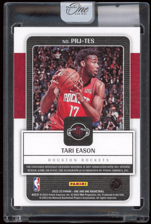 Panini One and One: Tari Eason Red Auto - Einzelkarte (EN) - underpaidcollectibles