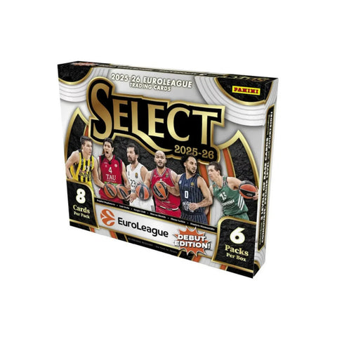 2025-26 Panini Select EuroLeague Basketball Hobby Box