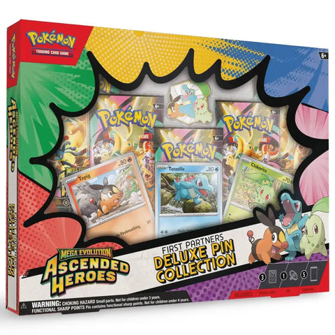 Pokemon Ascended Heroes - First Partner Deluxe Pin Collection (EN) - underpaidcollectibles