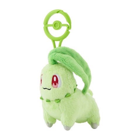 Pokémon Endivie (Chikorita) Adventure Partners Plush Schlüsselanhänger (Key Chain) - underpaidcollectibles