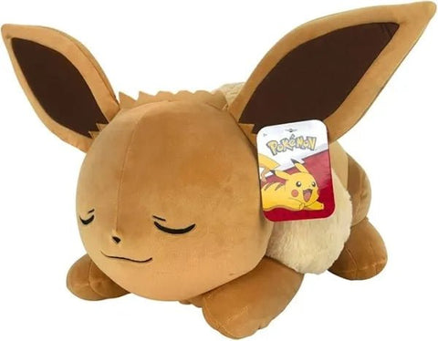 Pokémon Evoli (schlafend) – 45 cm Plüschfigur - underpaidcollectibles