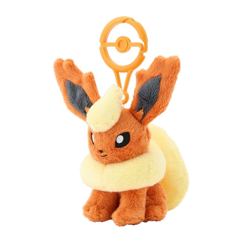 Pokémon Flamara (Flareon) Adventure Partners Plush Schlüsselanhänger (Key Chain) - underpaidcollectibles