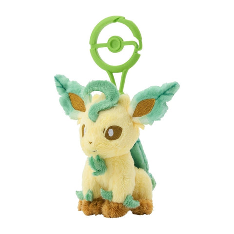 Pokémon Folipurba (Leafeon) Adventure Partners Plush Schlüsselanhänger (Key Chain) - underpaidcollectibles