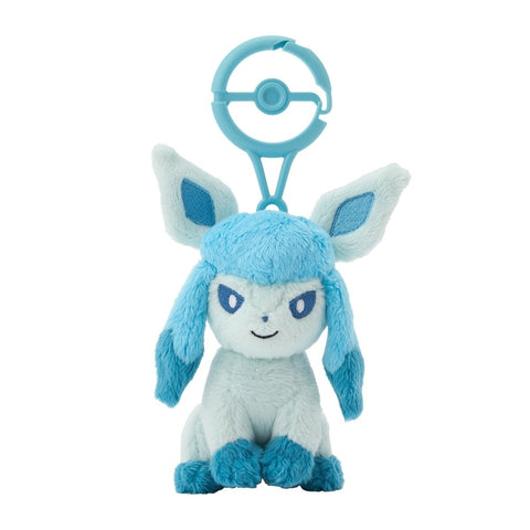 Pokémon Glaziola (Glaceon) Adventure Partners Plush Schlüsselanhänger (Key Chain) - underpaidcollectibles