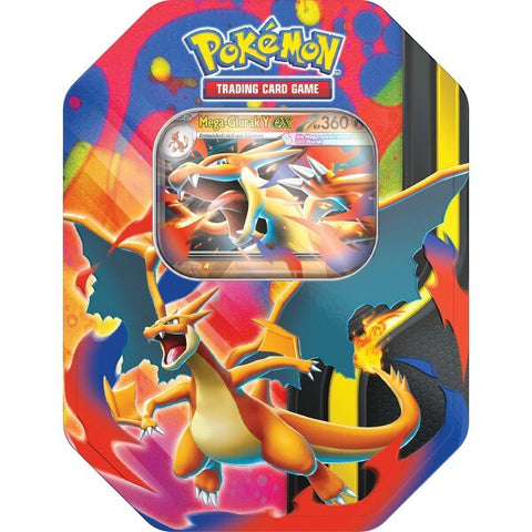 Pokémon Mega - Entwicklung Glurak Y ex Tin (DE) - underpaidcollectibles